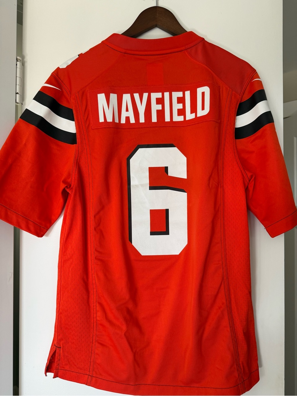 Authentic Baker Mayfield Nike Cleveland #6 Orange NFL Jersey - Picture 2 of 4